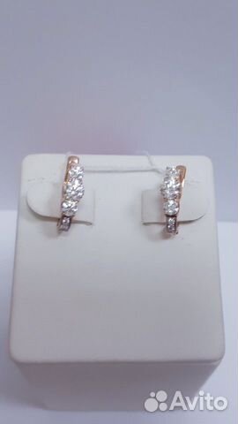 Серьги из золота 585 пробы