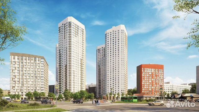 2-к квартира, 47.4 м², 16/32 эт. 2-к квартира, 47.4 м², 16/32 эт.