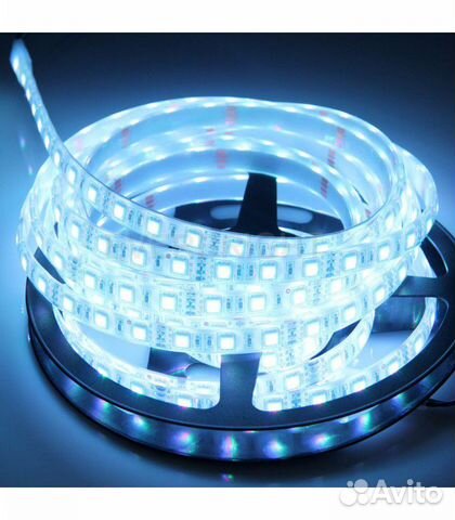 Светодиодная лента RGB-SMD5050 60LED-IP65-12V Светодиодная лента RGB-SMD5050 60LED-IP65-12V