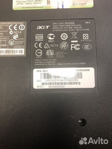 Acer 7540(7540g) 7240 Acer 7540(7540g) 7240