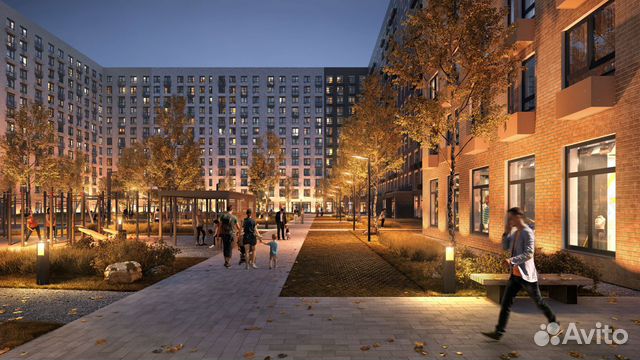 1-к квартира, 53.7 м², 23/33 эт. 1-к квартира, 53.7 м², 23/33 эт.