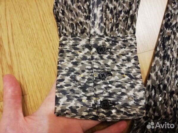 Блузка с анималистичным принтом