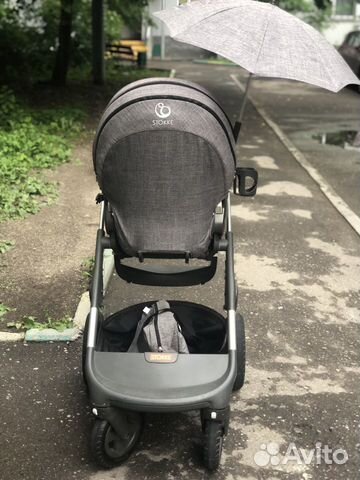 Коляска Stokke Trailz Grey Melange Коляска Stokke Trailz Grey Melange