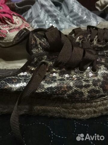 Эспадрильи кеды Испания текстиль кожа