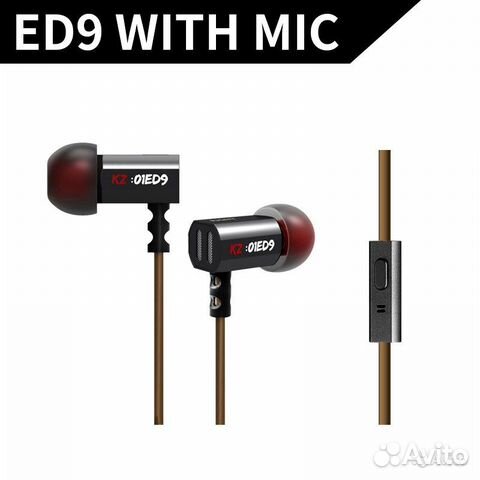 Легендарные наушники KZ ED9 с микро