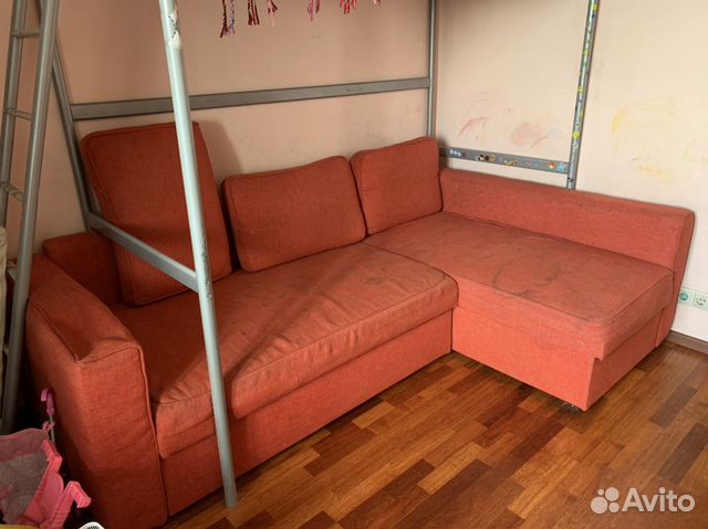 Диван икея б/у, отдам бесплатно Диван икея б/у, отдам бесплатно