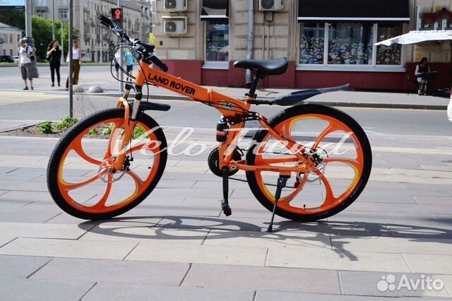 Велосипед на литых дисках