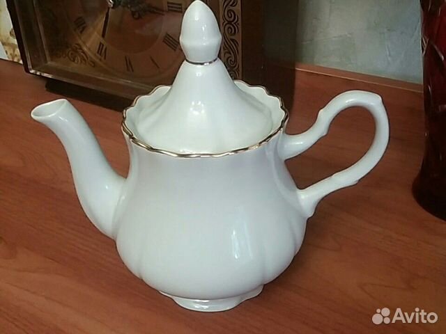 Заварочный чайник фарфор новый Заварочный чайник фарфор новый
