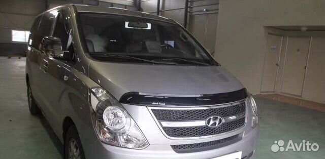 Дефлекторы капота для hyundai grand starex / H-1 2 Дефлекторы капота для hyundai grand starex / H-1 2