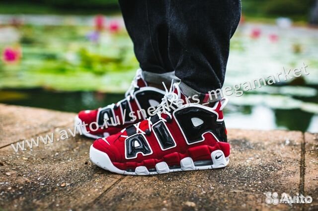 Кроссовки Nike Air More Uptempo Red (36-45) Кроссовки Nike Air More Uptempo Red (36-45)