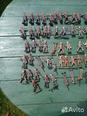 Солдатики гдр 70-80х годов, резина