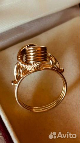 Золотое советское кольцо Узелок Золотое советское кольцо Узелок