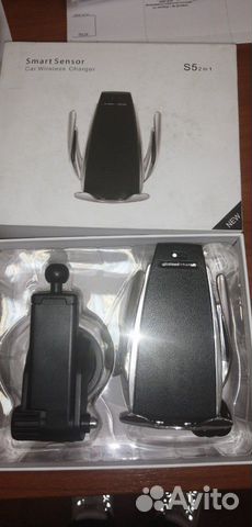 Держатель для телефона с беспроводной зарядкой