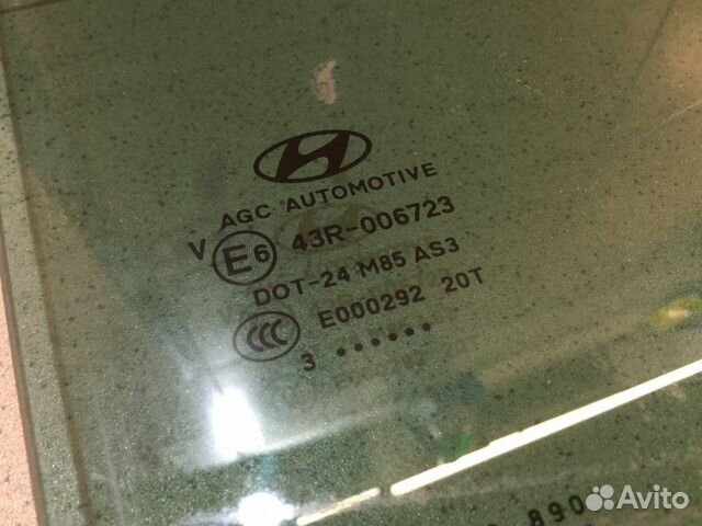 Стекло двери задней заднее правое Hyundai Ix35