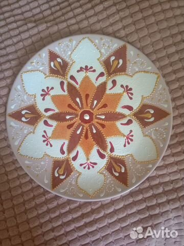 Декоративная тарелка - ручная роспись