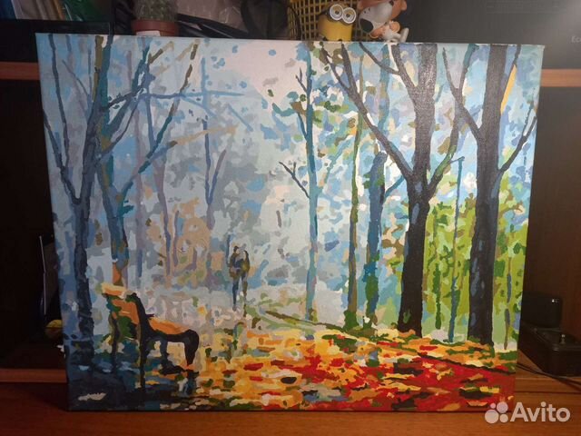 Картина готовая по номерам