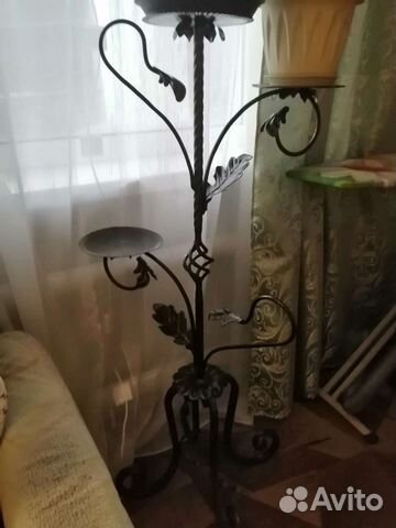 Подставка для цветов ковка