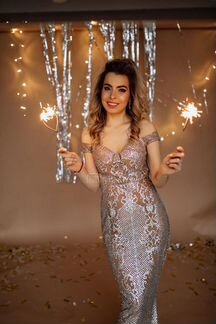 Платье в аренду Саншайн Сильвер