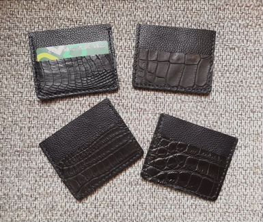Картхолдер из крокодила