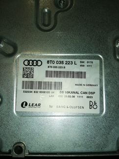 Audi A5 8T 8T0035223L усилитель Bang&Olufsen