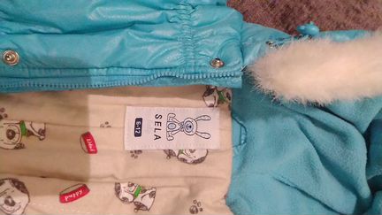 Комбинезон зимний Sela на 6-12 месяцев