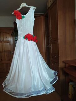 Платье для бальных танцев стандарт 128-140