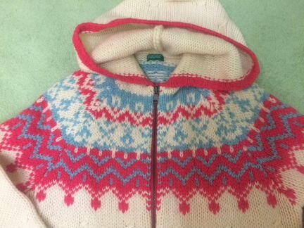 Теплая кофта Benetton Шерсть