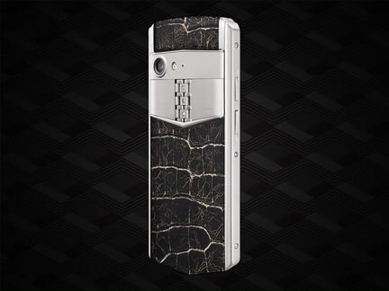 Vertu Aster P Baroque Ti Pure Jet Lava Alligator