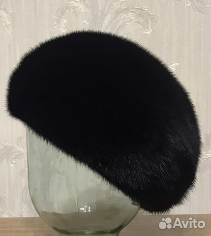 Берет из меха норки