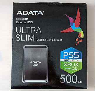 SSD adata SC685P 500 GB не был в использовании