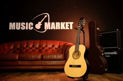 Детская классическая гитара 1/2 (Комплект)