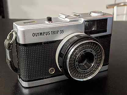 Плёночный фотоаппарат Olympus trip 35