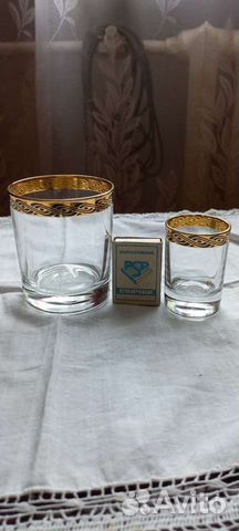 Набор стаканов и стопок в упаковке