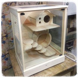 Клетка витрина для шиншилл