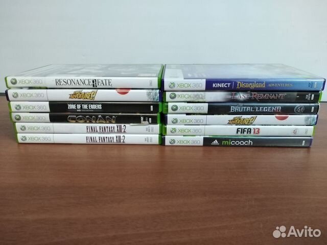 Диски на Xbox 360 в ассортименте