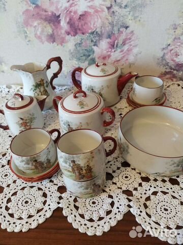 Чайный сервиз Шинуазри китайский стиль/Коллекционн