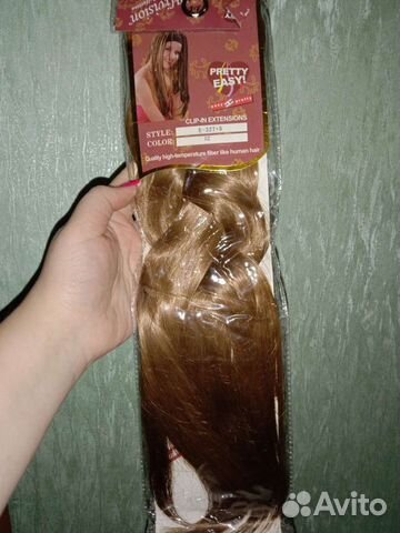 Волосы на заколках новые