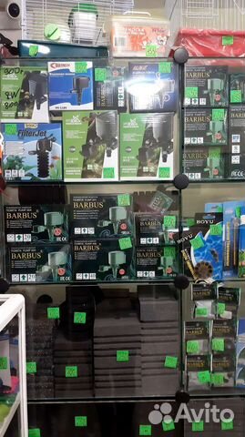 Аквариумные фильтры, оборудование, аквариумы и т.д