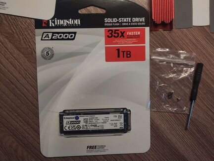 SSD Kingston A2000 1TB SA2000M8 + радиатор