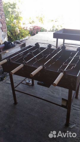 Мангал с электроприводом