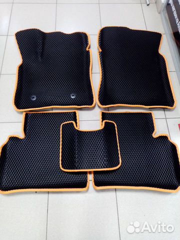Коврики EVA ева с бортами на Renault Kaptur
