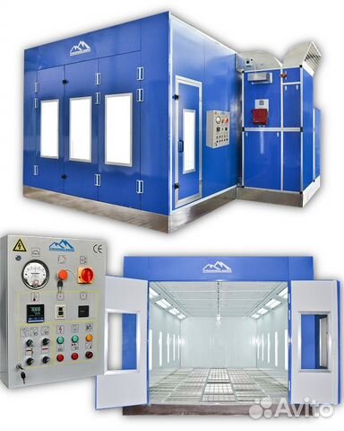 Окрасочно-сушильная камера SB7427.02 (3 мотора)