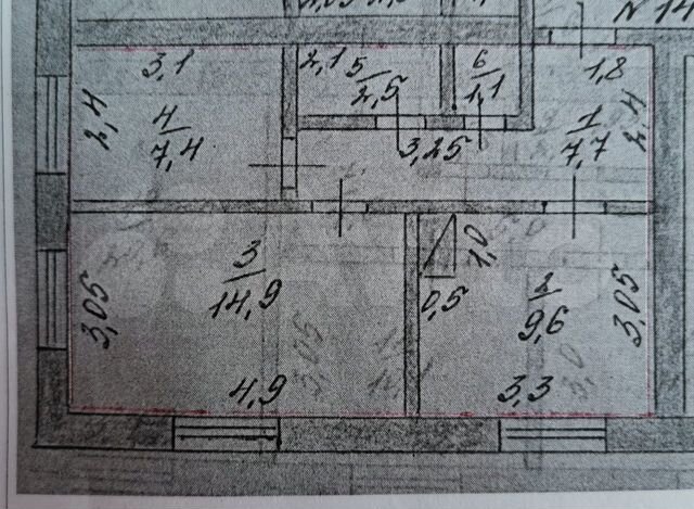 2-к. квартира, 43,2 м², 1/2 эт.