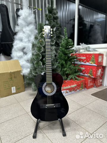 Классическая гитара черная