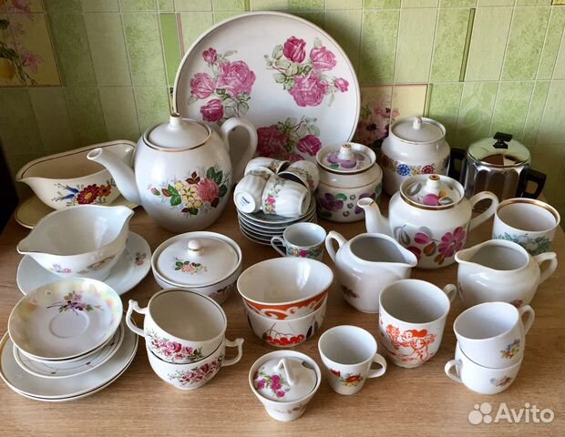 Посуда СССР фарфор