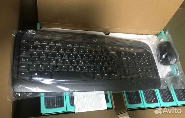 Комплект клавиатура+мышь Logitech MK330 Black USB