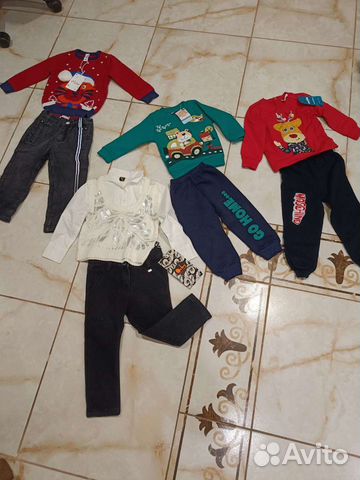 Комплект костюм для мальчика и девочки 86-92 74