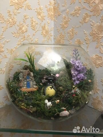 Тоторо флорариум подарок декор