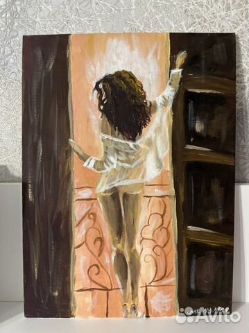 Картина акрилом на холсте
