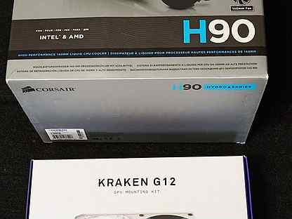 Комплект сво для видеокарты Kraken G12+Corsair H90